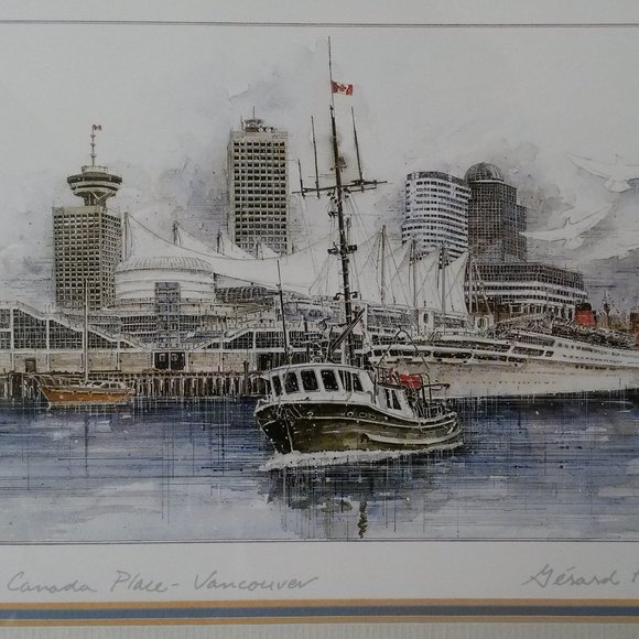Vancouver Waterfront Framed Prints- Set of 2 - Picture 5 of 9